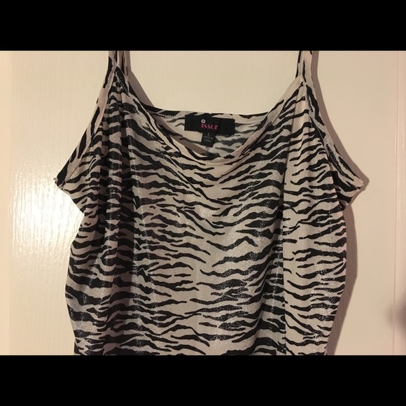 Zebra Pattern Slip Dress (90’s vintage) - Picture 3 of 5